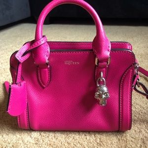Hot pink Alexander McQueen purse